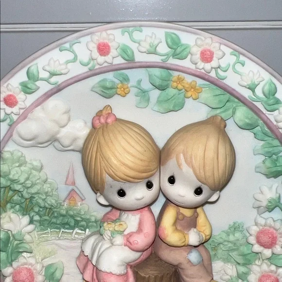Precious Moments Love One Another Plate - Enesco - Picture 5 of 16